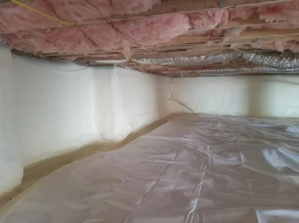 Crawl space encapsulation with closed-cell spray foam for Spray Foam Roofing Repair in Royal Oak